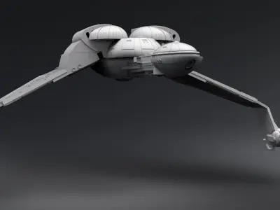 BRel Bird of Prey Scale model 3D print model