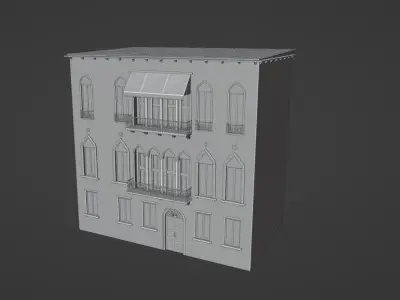 Italian house 3D model buy