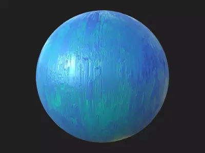 Dried Paint PBR Material 4K Texture