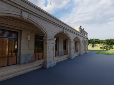 Building office-Modern office 3D model