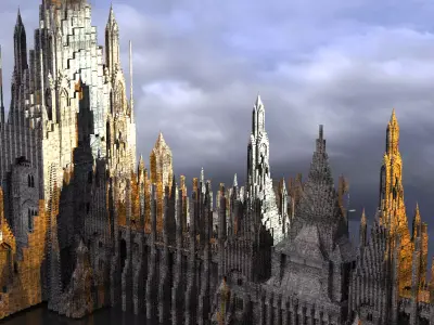 Wizarding Castle Bridgeway 1  3D model