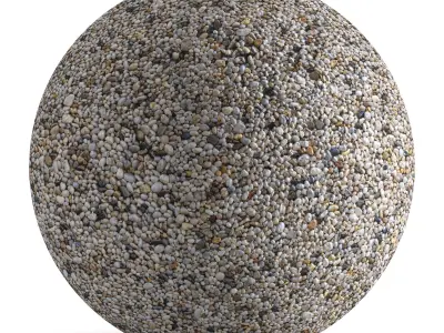 Seamless pebble material 7k Texture