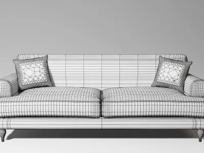 Modern Couch - Sofa 3D model
