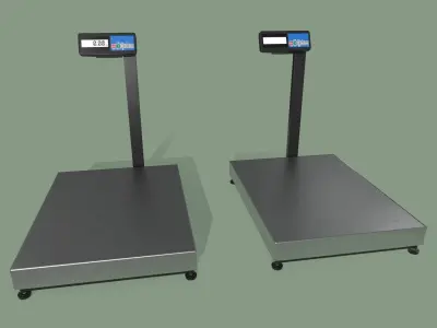 Game Ready Floor Scales Low-poly 3D model
