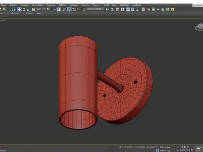 Eduard Sconce Low-poly 3D model