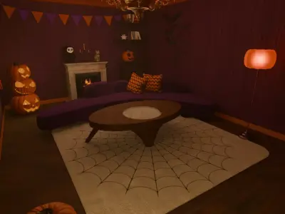 The Halloween Room 3D model