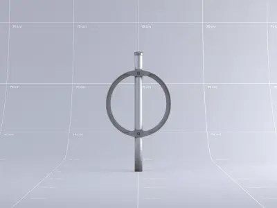 Toronto Bike Rack 02 3D model