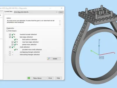 Jewelry ring 438 3D print model