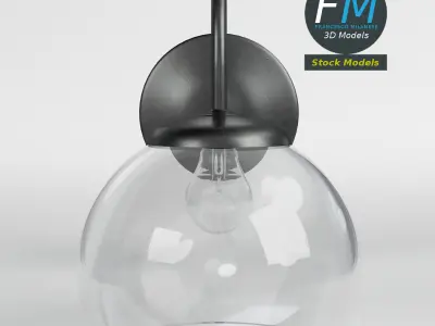 Wall light 1 3D model