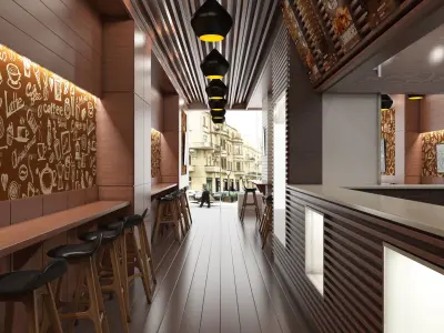 Fast food 02 3D model