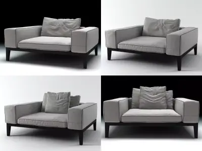 Lifewood armchair 3D model