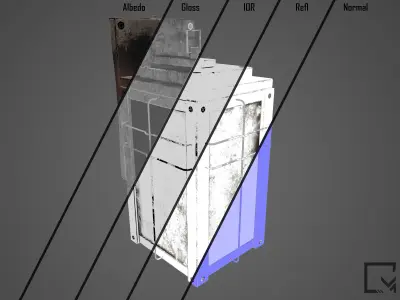 Metal Lantern  Free 3D model
