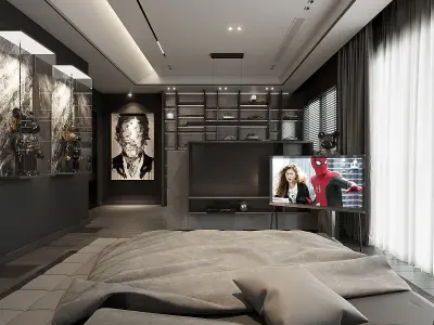 Relax Bedroom 3D model