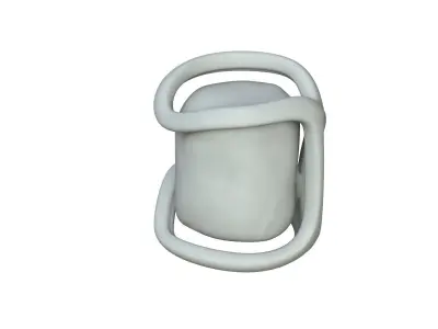 SciFi Shape Object Low Poly 59 Low-poly 3D model