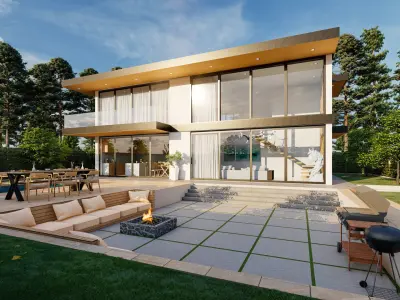 Modern House 3D model