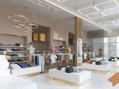  Modern Clothing Store Interior 