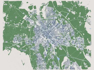 Uppsala City Sweden 3D model