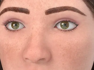  Indah Female Woman Head Rig Maya 