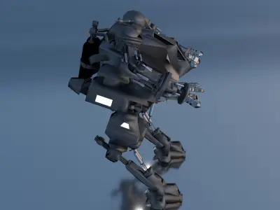 robot character 3D model