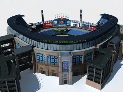 Baseball Stadium 3D model