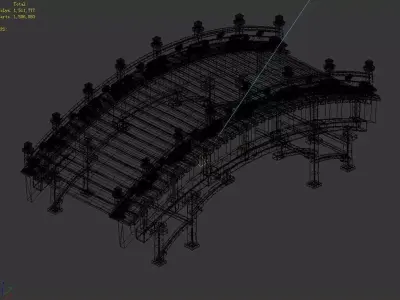 Peach Blossom Island - Boardwalk 11 3D model