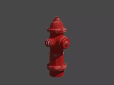 Fire Hydrant Free low-poly 3D model