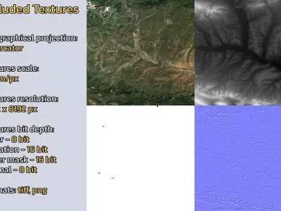 Xining China City Landscape 3D Model 3D model