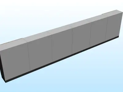 OFFICE STORAGE COMBO 02 3D model