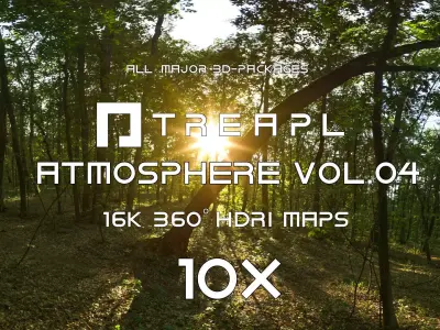 10X HDRI SKIES TREAPL ATMOSPHERE VOL04 - BUNDLE - 360 SKIES Texture