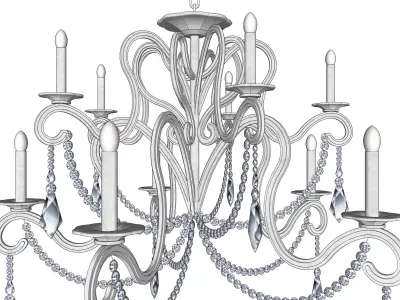chandelier 04 3D model