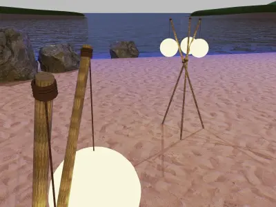 Beach Lamp 3D model