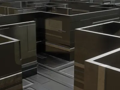 Sci fi Maze 3D model