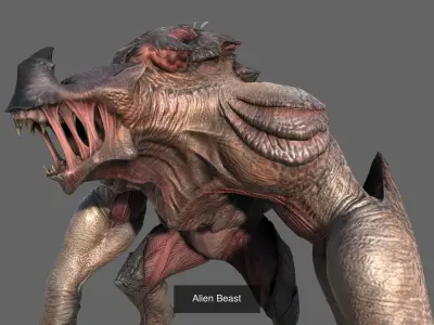 Alien Invasion 3D Model Pack