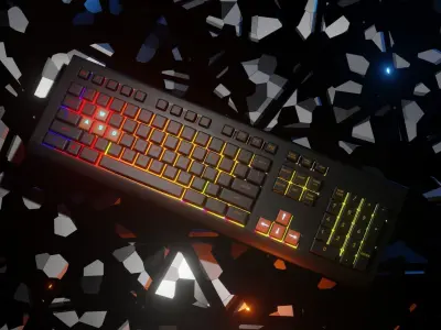 RGB Keyboard 3D model