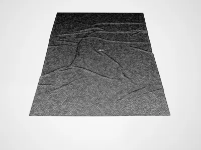 Contemporary Carpet - Rug 18 3D model