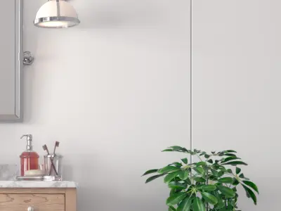 Modern cabinet bathroom 3D model