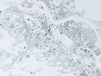 Dresden Streets and Buildings 3D model