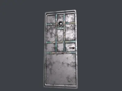 Submarine Door Plus Three Key Kit Free low-poly 3D model