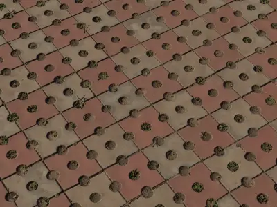 Tactile Paving Dots PBR Texture  Texture