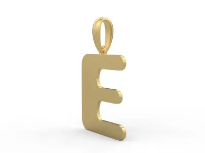Initial Letters Pendant Sisyphus Light E 3D print model