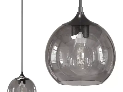 BERGEN Stained glass pendant lamp By MAYTONI 3D model