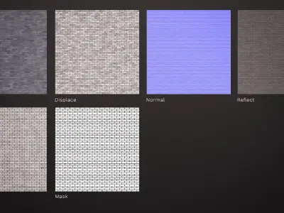 Dark grey brick wall texture Texture