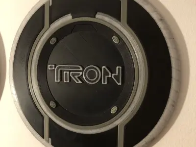 Tron Legacy Disc Wall Plaque 3D print model