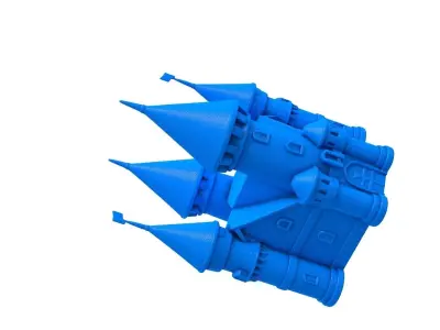 castle -  castle printer -  castle stl  3D print model