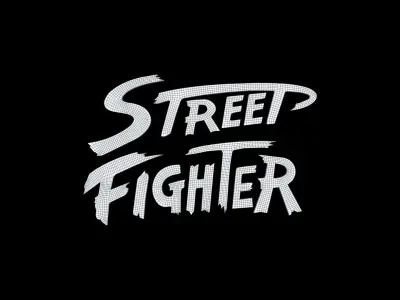 LOGO001 Street Fighter 3D model