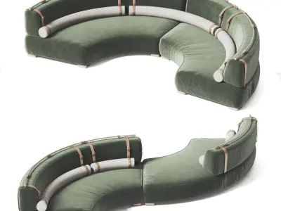 modern sofa chair  3D model