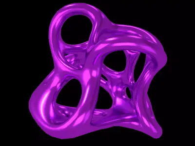 Abstract Shape v41 006 Low-poly 3D model