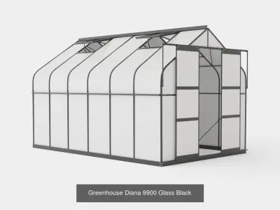 Collection of Greenhouse Diana 9900 - 3 Models 3D Model Pack
