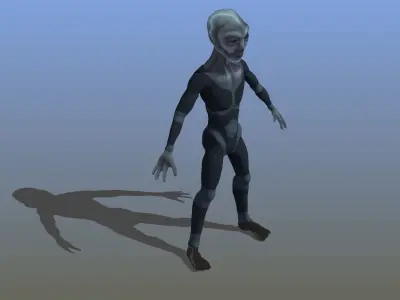 Grey Alien 3D model