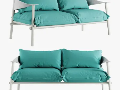 Terramare Two Seats Sofa 3D model